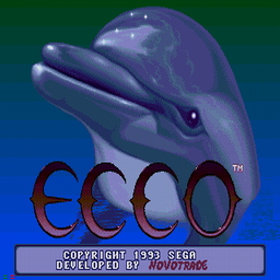 Ecco the Dolphin (U) Title Screen